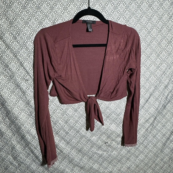 Forever 21 Tie Crop Top - Picture 1 of 2